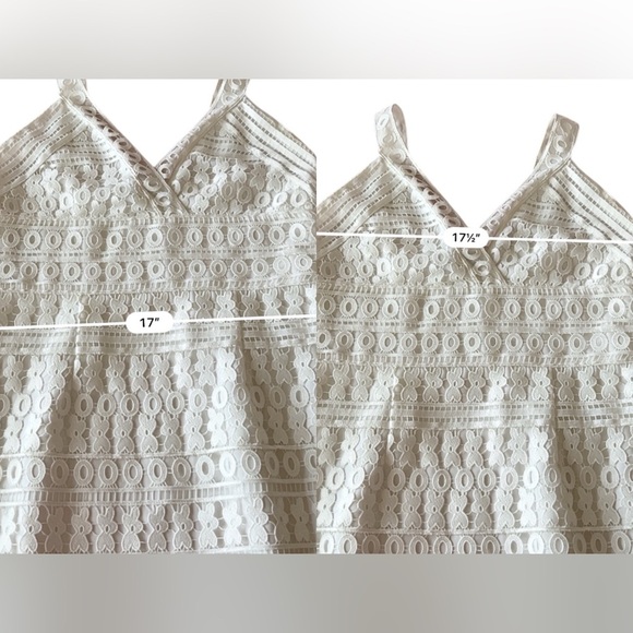 DVF TIANA SLEEVELESS LACE FLOUNCE DRESS Diana Von Furstenberg - Picture 16 of 16